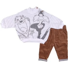 Csíkos-barna szett (62) baba