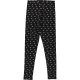 F&F Mintás fekete leggings (164) tini lány