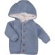 F&F Kék bélelt kardigán (62) baba