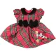 Disney Minnie kockás ruha (62) baba