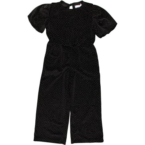 Pöttyös bársony jumpsuit (110) kislány