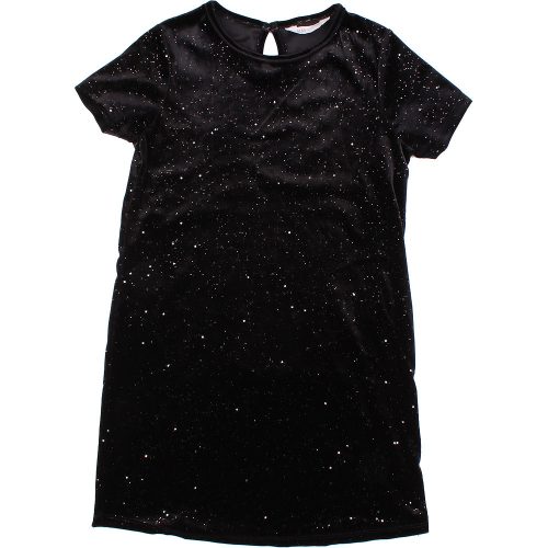 H&M Csillogó bársony ruha (140) lány