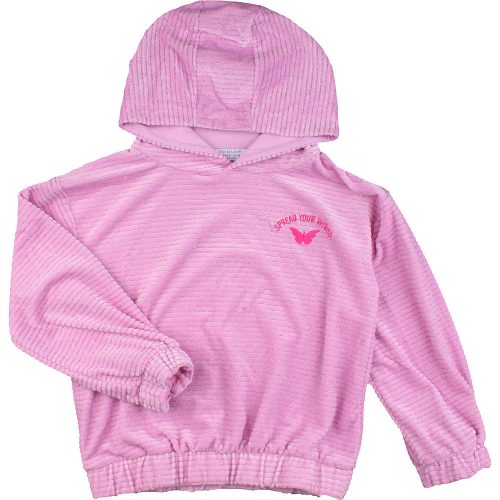 Primark Ezüstcsíkos plüss pulóver (128) kislány