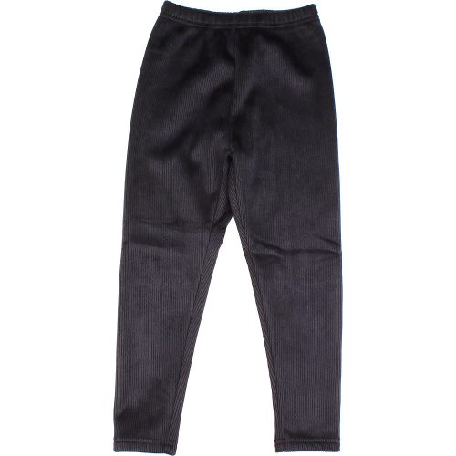 Fekete kordbársony leggings (110) kislány