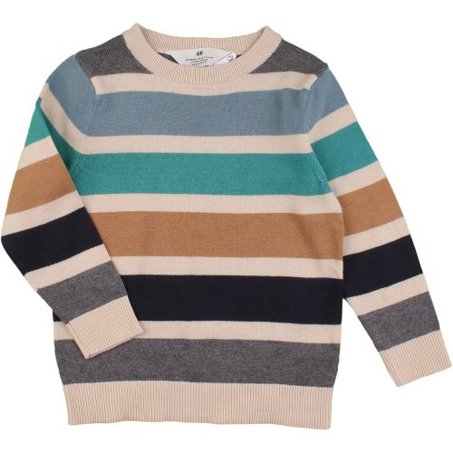H&M Csíkos pulóver (98-104) kisfiú