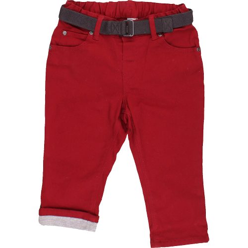 H&M Piros bélelt nadrág (86) baba