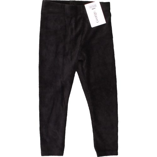 George Fekete kordbársony leggings (98) kislány