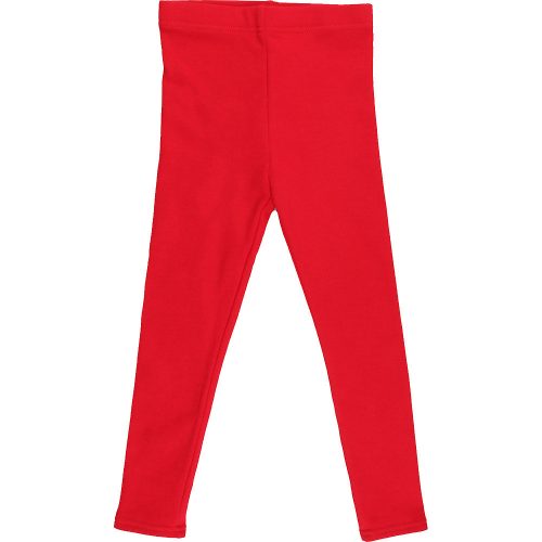 Piros meleg leggings (104) kislány