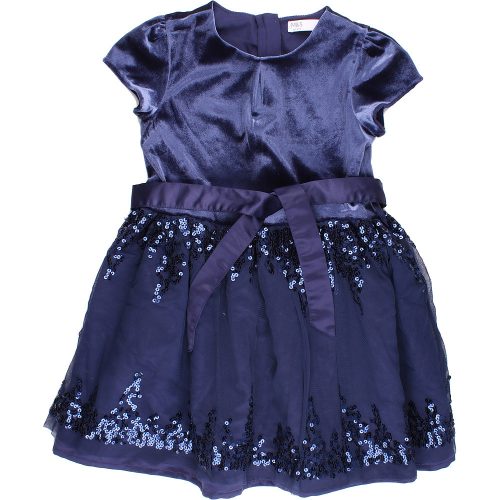 Marks&Spencer Flitteres kék ruha (122) kislány
