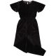 F&F Ezüstcsíkos bársony jumpsuit (140) lány