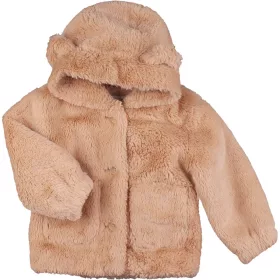 F&F Bézs prémes kabát (86) baba