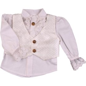 Csipkés-mellényes ing (62) baba