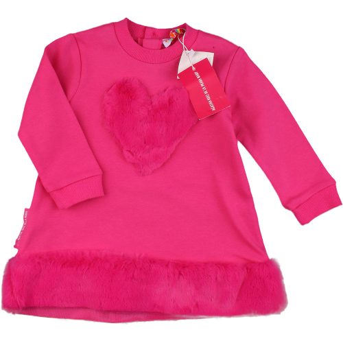 Agatha Ruiz de la Prada Szíves rózsaszín ruha (68-74) baba