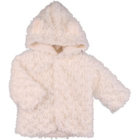 Törtfehér prémes kabát (68) baba