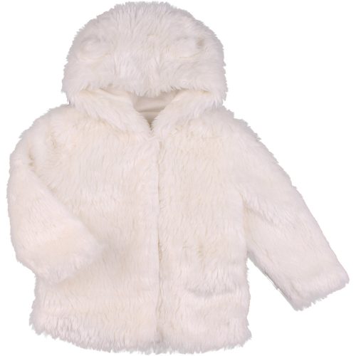 Marks&Spencer Fehér prémes kabát (92) kislány