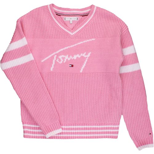Tommy Hilfiger Rózsaszín pulóver (140) lány