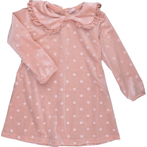 H&M Pöttyös bársony ruha (92) kislány