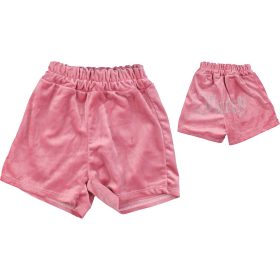 Mályva bársony short (92-98) kislány