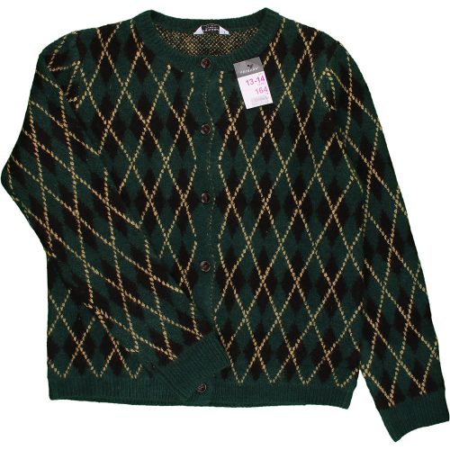 Primark Mintás zöld kardigán (164) tini lány