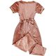 Csillogó bársony jumpsuit (140) lány