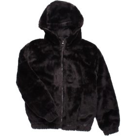 Fekete prémes kabát (146) lány