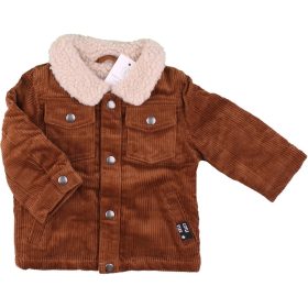 F&F Barna kordkabát (68) baba