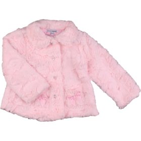 Rózsaszín prémes kabát (92) kislány