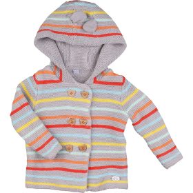 Csíkos kardigán (68) baba