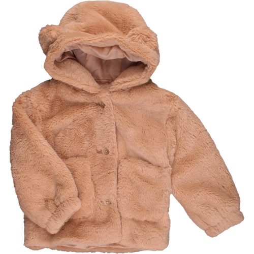 F&F Barna prémes kabát (86) baba