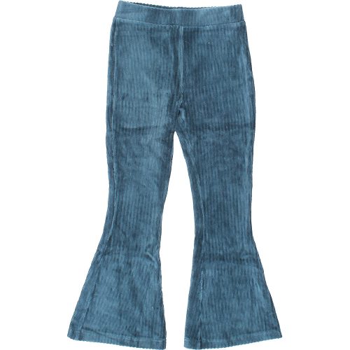 Zöld plüss leggings (110) kislány