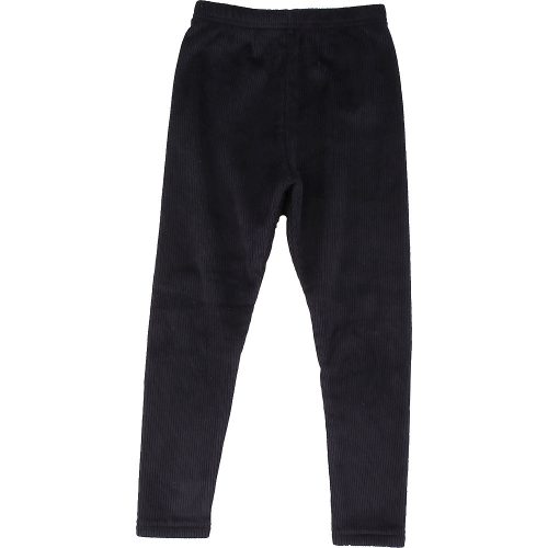 Fekete bársony leggings (104) kislány