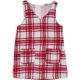 F&F Kockás szövetruha (98) kislány