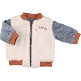 Marks&Spencer Törtfehér polár kabát (68) baba