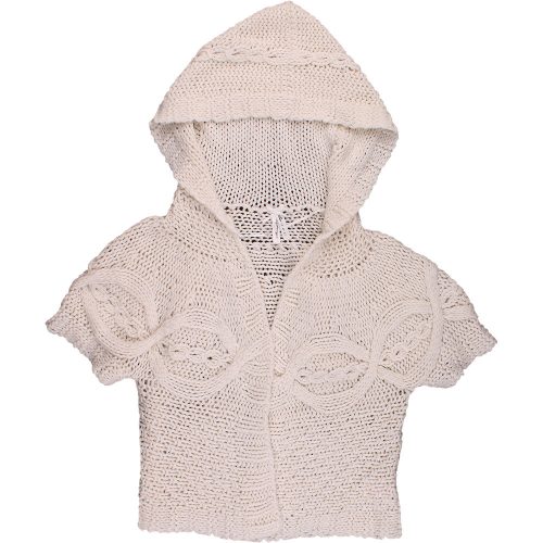 Törtfehér kötött kardigán (42) női