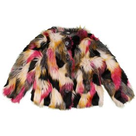 Next Színes szőrös kabát (122) kislány