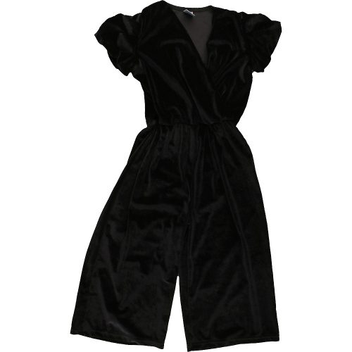 Little Kids Fekete bársony jumpsuit (104) kislány