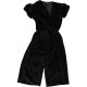 Little Kids Fekete bársony jumpsuit (104) kislány