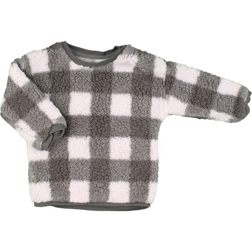 George Kockás polár pulóver (68) baba