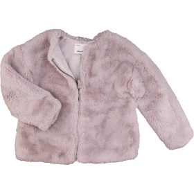 Zara Világosbarna prémes kabát (122) kislány