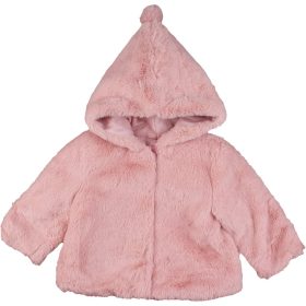 Primark Rózsaszín prémes kabát (68) baba