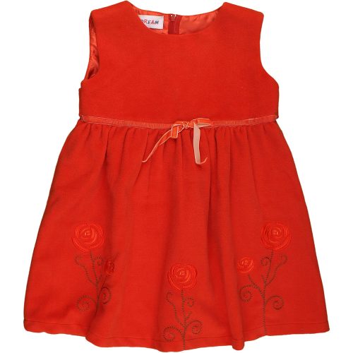 Narancssárga polár ruha (98) kislány