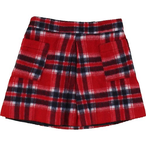 St Bernard Kockás bélelt szövetszoknya (98) kislány