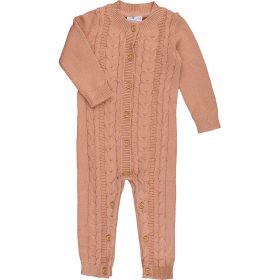 Barna kötött rugdalózó (80) baba