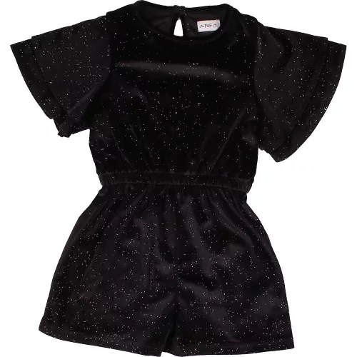 F&F Csillogó bársony playsuit (86) baba