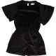 F&F Csillogó bársony playsuit (86) baba