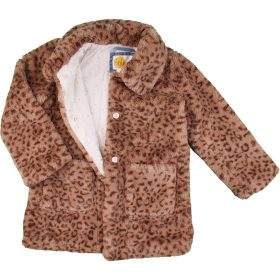 Mintás prémes kabát (116) kislány