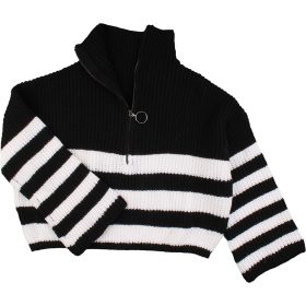 Csíkos pulóver (36)  női