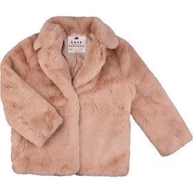 F&F Barna prémes kabát (122) kislány