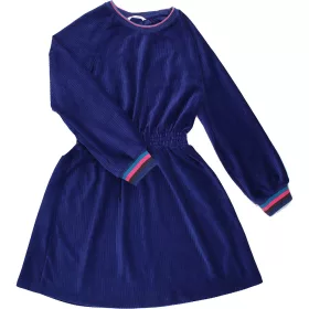 Marks&Spencer Kék plüss ruha (146) lány