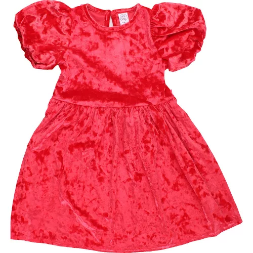 Little Kids Korall bársony ruha (104) kislány